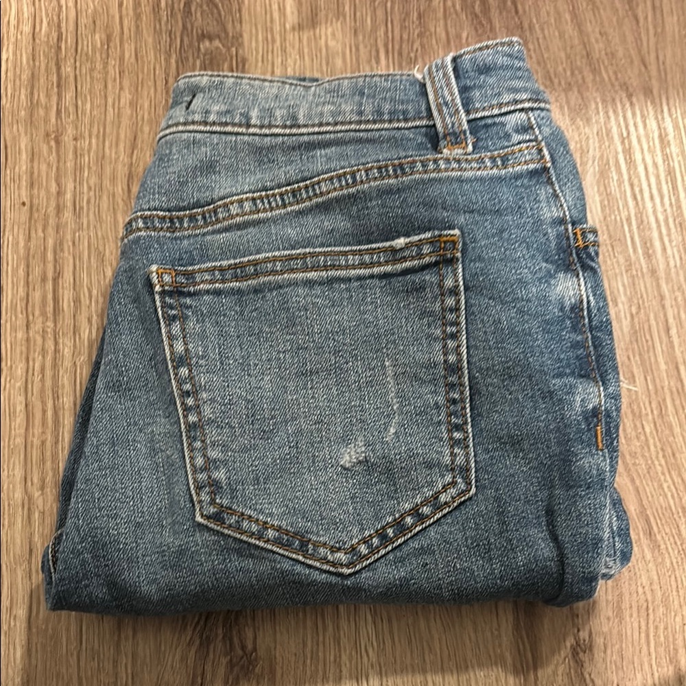 Classic Blue Straight Leg Jeans